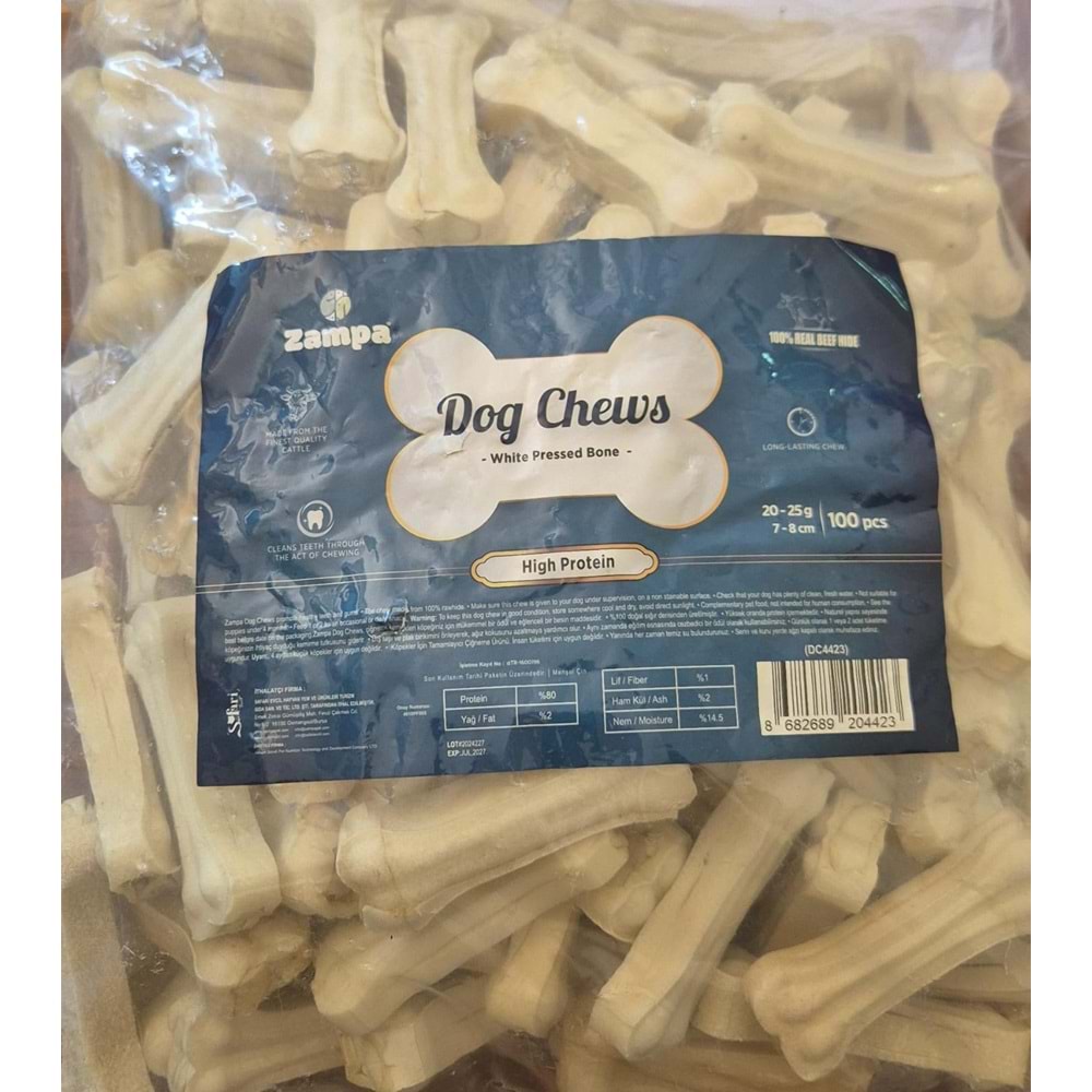 ZAMPA WHİTE PRESSED BONE 7-8 CM(DC4423)