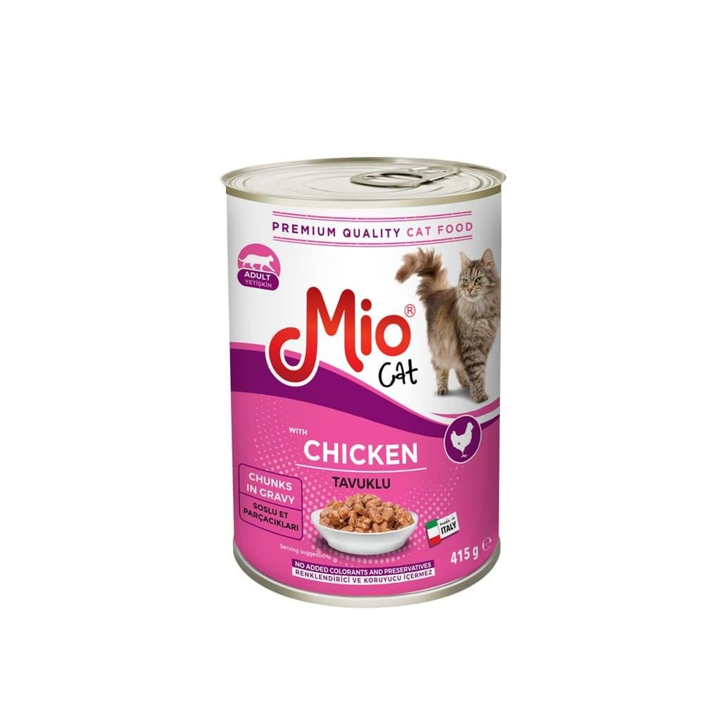 MİO TAVUKLU 415 GR KEDİ KONSERVE