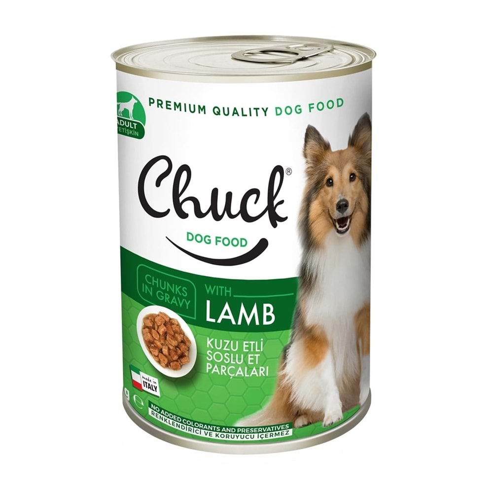 CHUCK KUZU ETLİ 415 GR KÖPEK KONSERVE