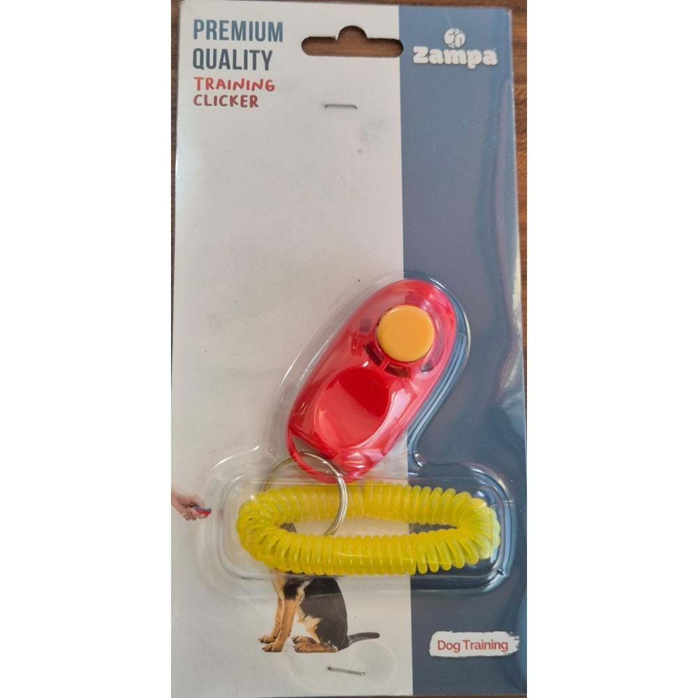 ASKILI KÖPEK EĞİTİM CLİCKERİ KIRMIZI (ZT3716)
