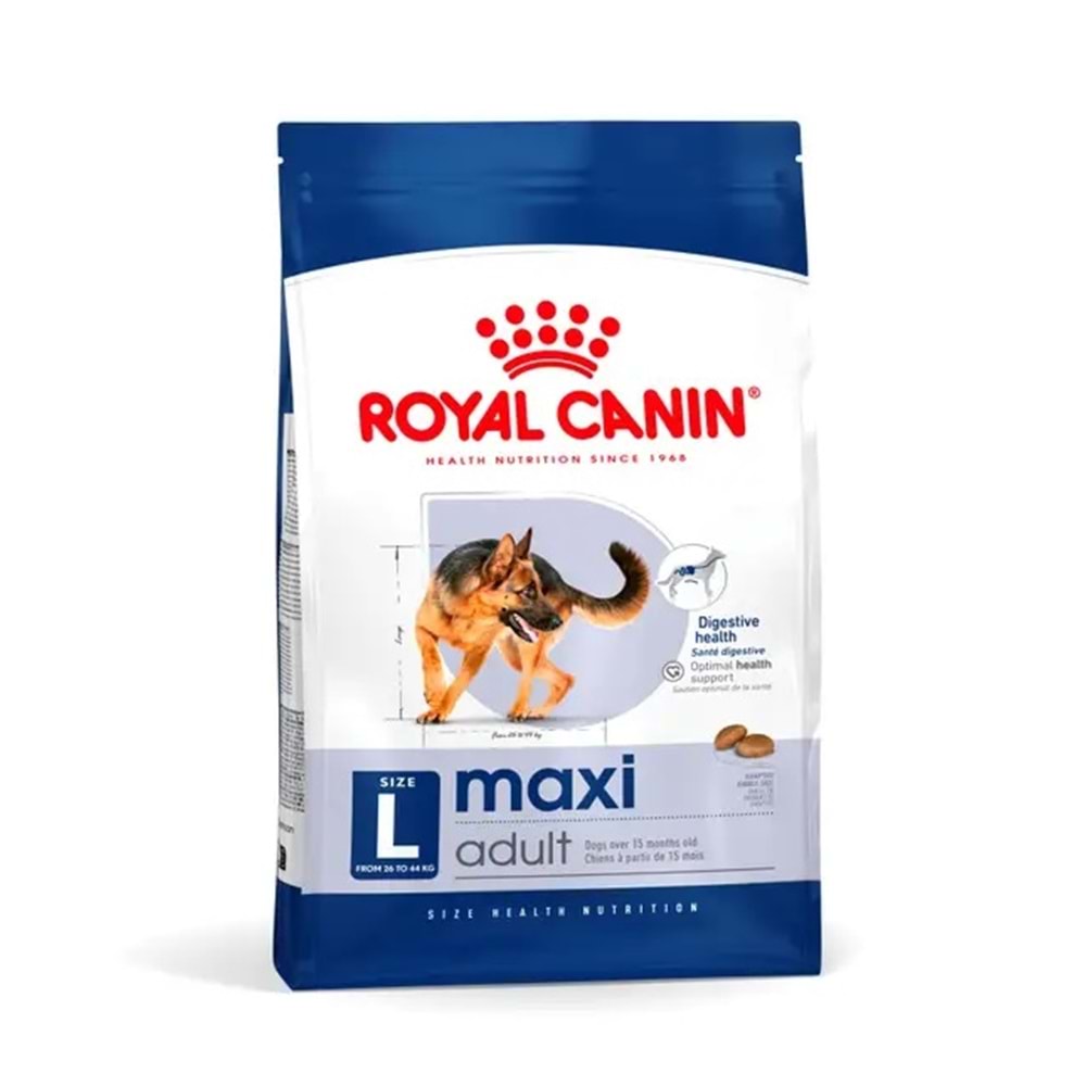 ROYAL CANIN MAXI ADULT 15 KG KÖPEK MAMASI.