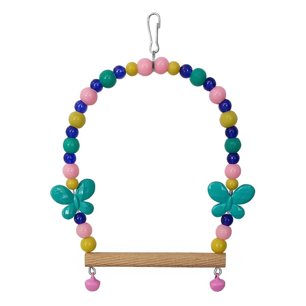 RENKLİ BONCUK KUŞ SALINCAĞI