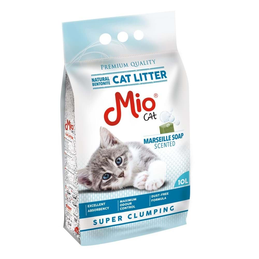 MİO MARSİLYA SABUNLU KEDİ KUMU 10 LT KALIN