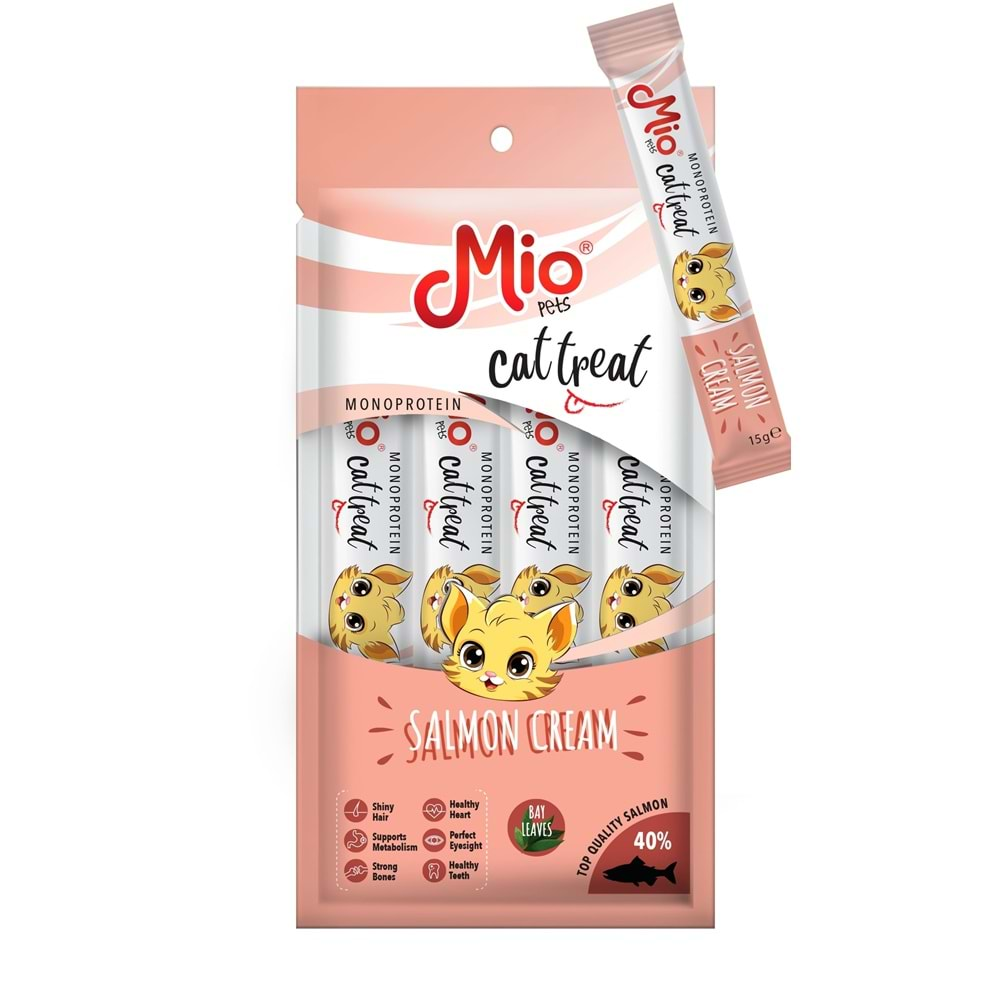 MİO CAT TREAT SALMON CREAM 4 LÜ (ODL11)