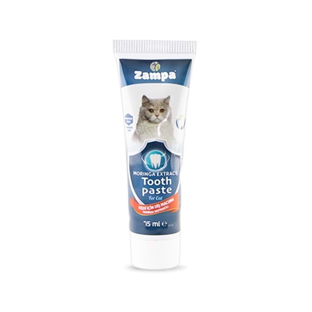 ZAMPA MORİNGA ÖZLÜ KEDİ DİŞ MACUNU