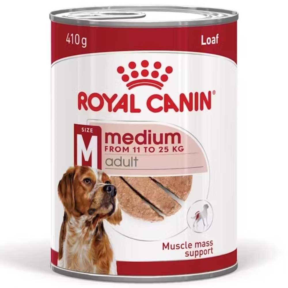 ROYAL CANIN MEDIUM ADULT 410 GR KONSERVE
