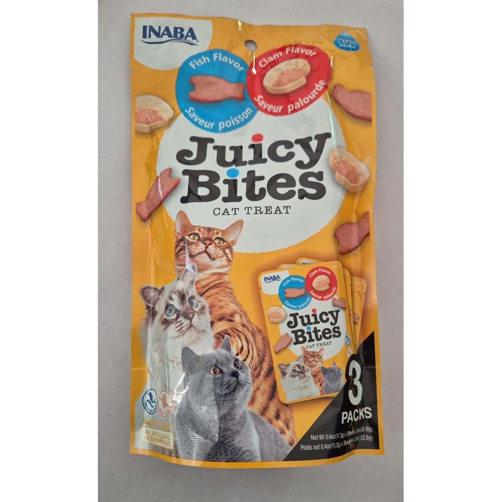 INABA JUİCY BİTES FİSH AND CALM FLAVOR (USA702)
