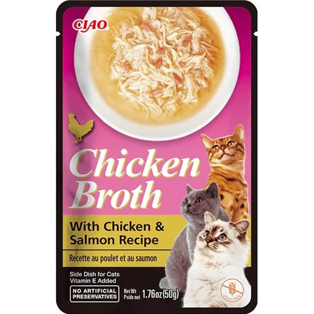 INABA CHICKEN BROTH WİTH CHICKEN & SALMON (USA824)