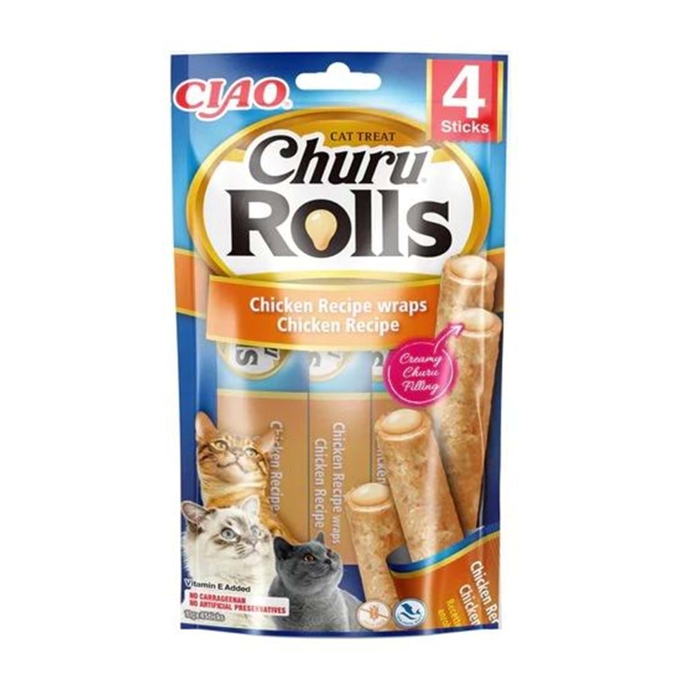 CIAO CHURU ROLLS CHICKEN RECİPE WRAPS CHICKEN RECİPE (EU733)
