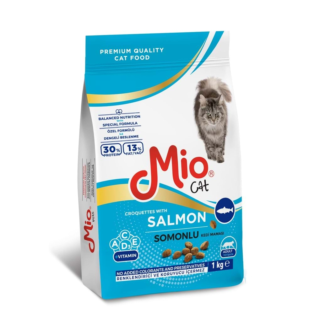 MİO SOMONLU YETİŞKİN KEDİ MAMASI 1 KG