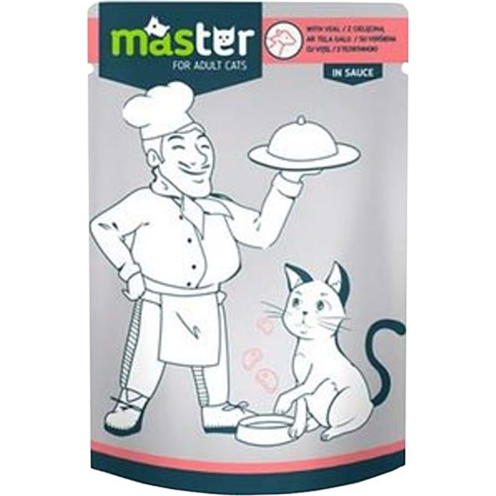 MASTER DANA ETLİ POUCH KEDİ MAMASI 80 GR