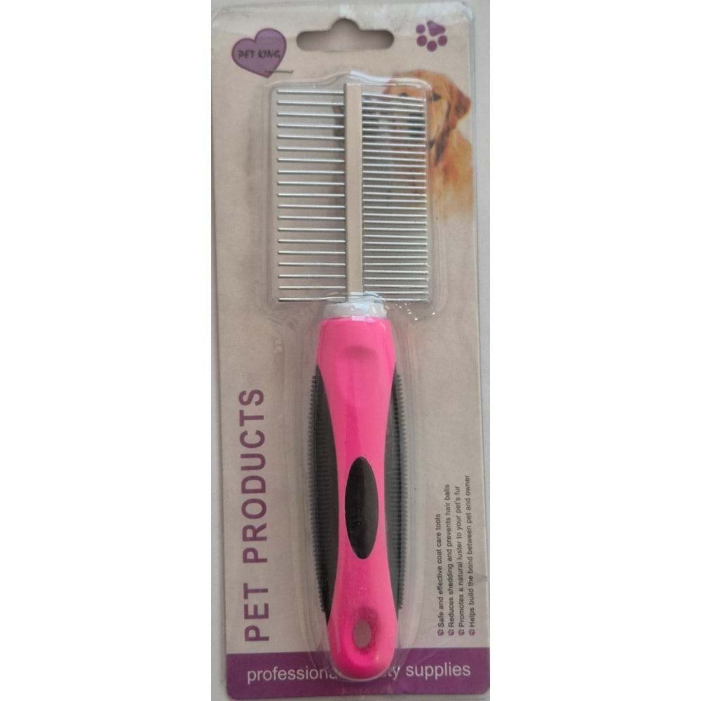PET PRODUCTS ÇİFT TARAFLI KITIK TARAĞI (AD-121)