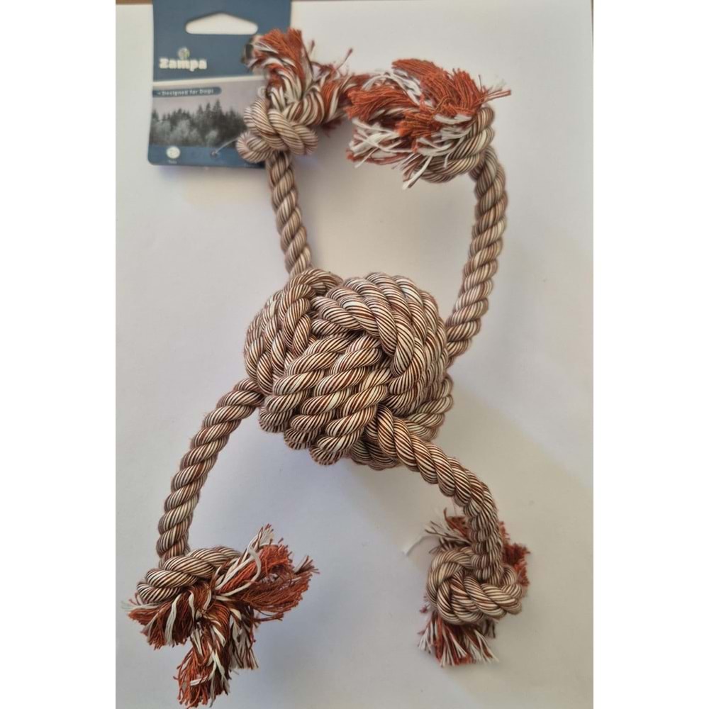 PET ING HALAT İPLİ KAHVERENGİ OYUNCAK (DG2049)