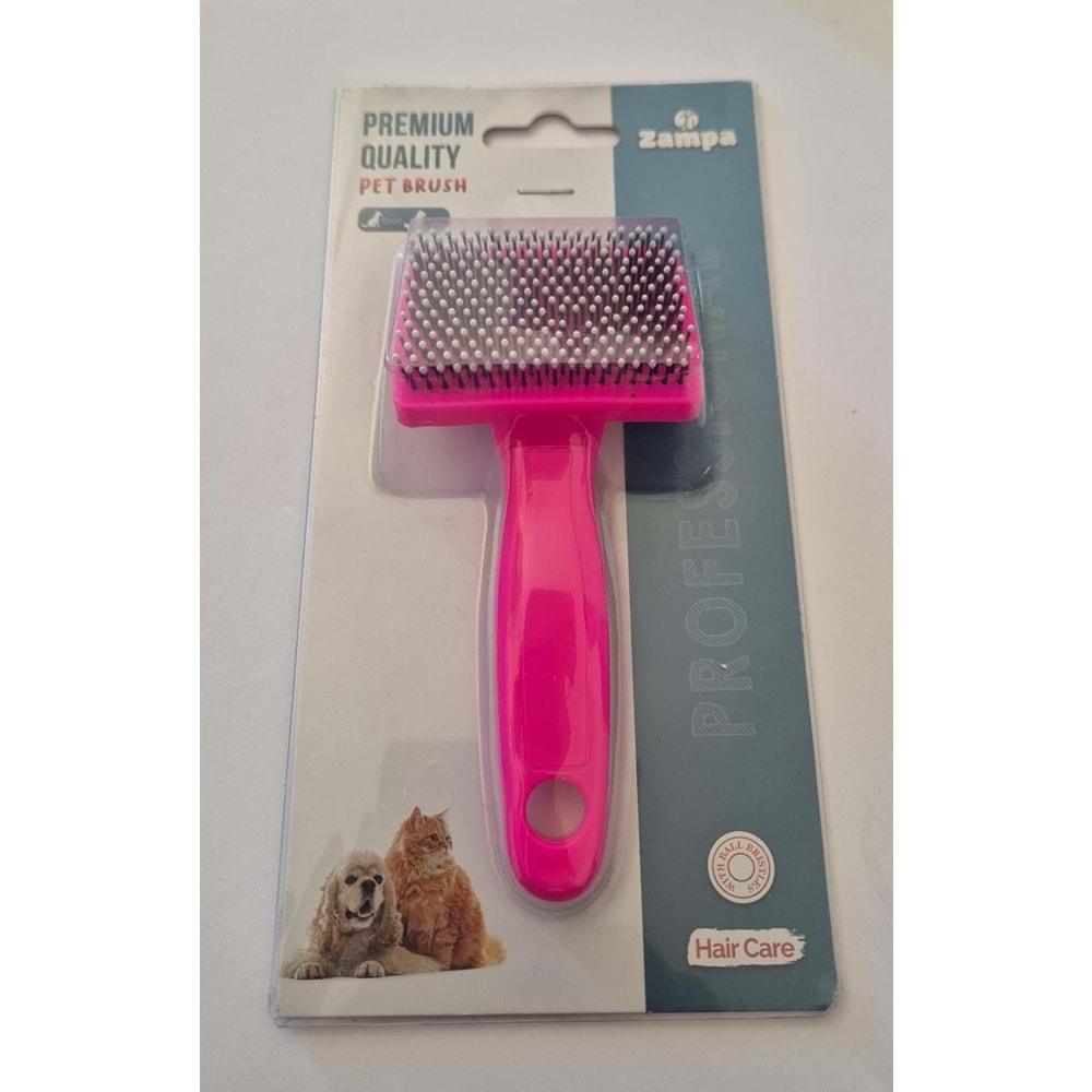 PLASTİK SAPLI FIRÇA PEMBE (ZT3302)