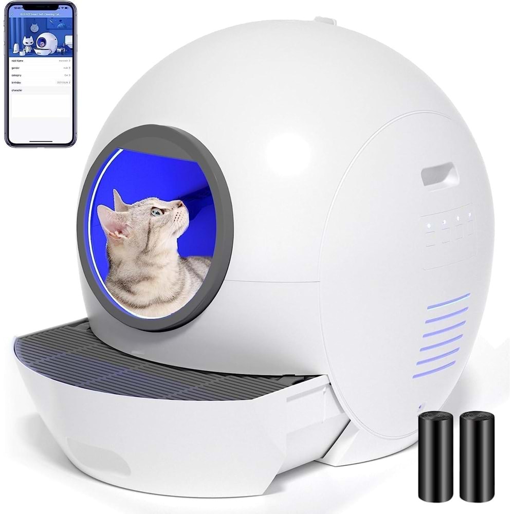 ELS PET OTOMATİK SMART PRO AKILLI KEDİ TUVALETİ (ELS-002)