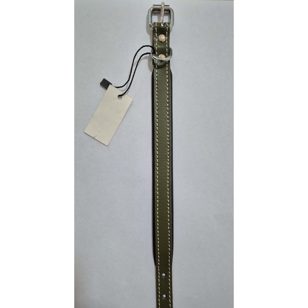 SOHO DERİ BOYUN TASMASI YEŞİL 35 CM (ZB115-G)
