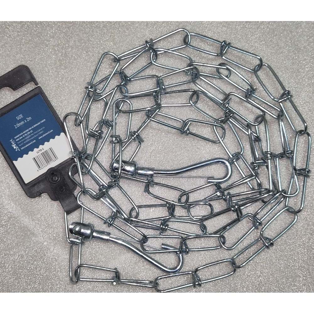 MİLOS BAĞLAMA ZİNCİRİ 2 MM*2 M (LCTO-2)