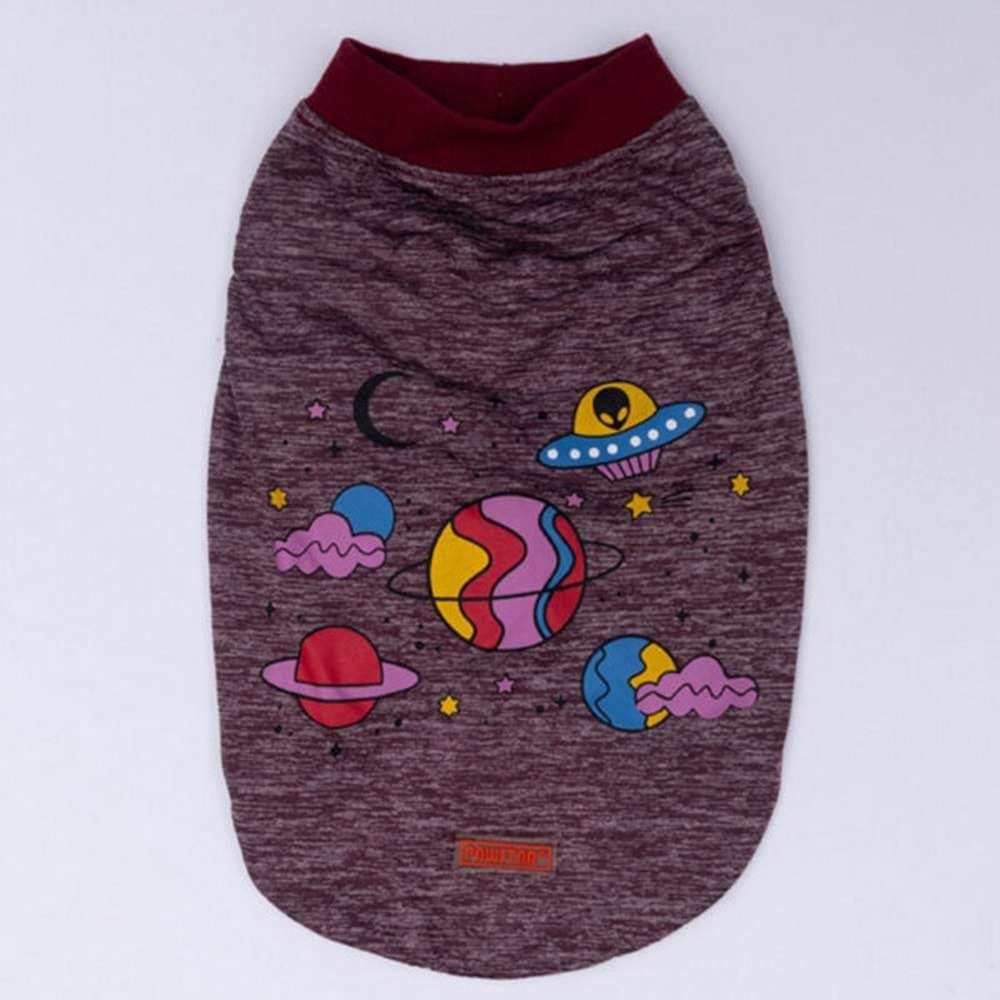 SPACE TİME TİŞÖRT BORDO (24825)