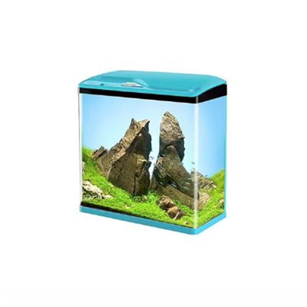 SOBO KOMPLE AKVARYUM 30*19*33,5 CM MAVİ (745-SO-300F-M)