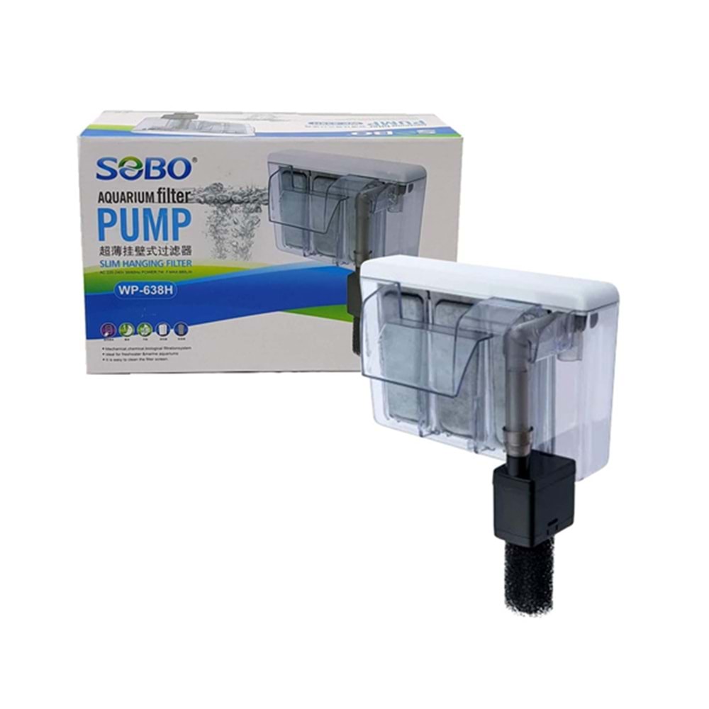 SOBO MİNİ ASKI FİLTRE 400 LT 6W (628H)