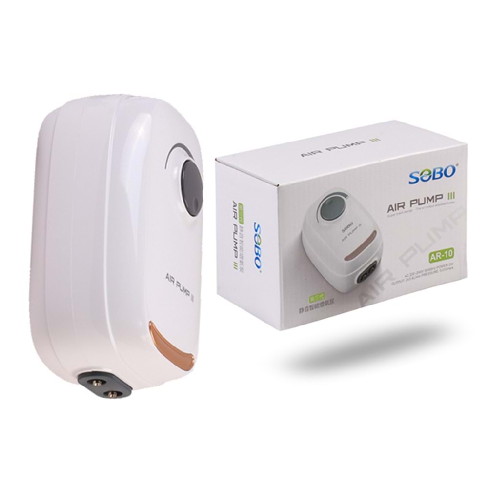 SOBO HAVA MOTORU ÇİFT ÇIKIŞ 3W 6,8 LT (AR-10)