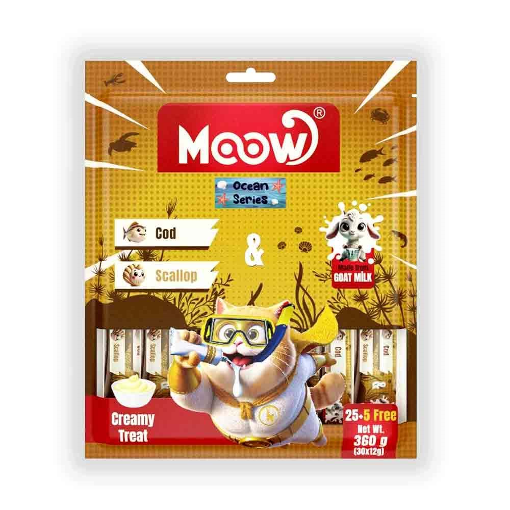 MOOW MORİNO BALIKLI VE DENİZ TARAKLI 12*30 LU KREMA (MOOW-018).
