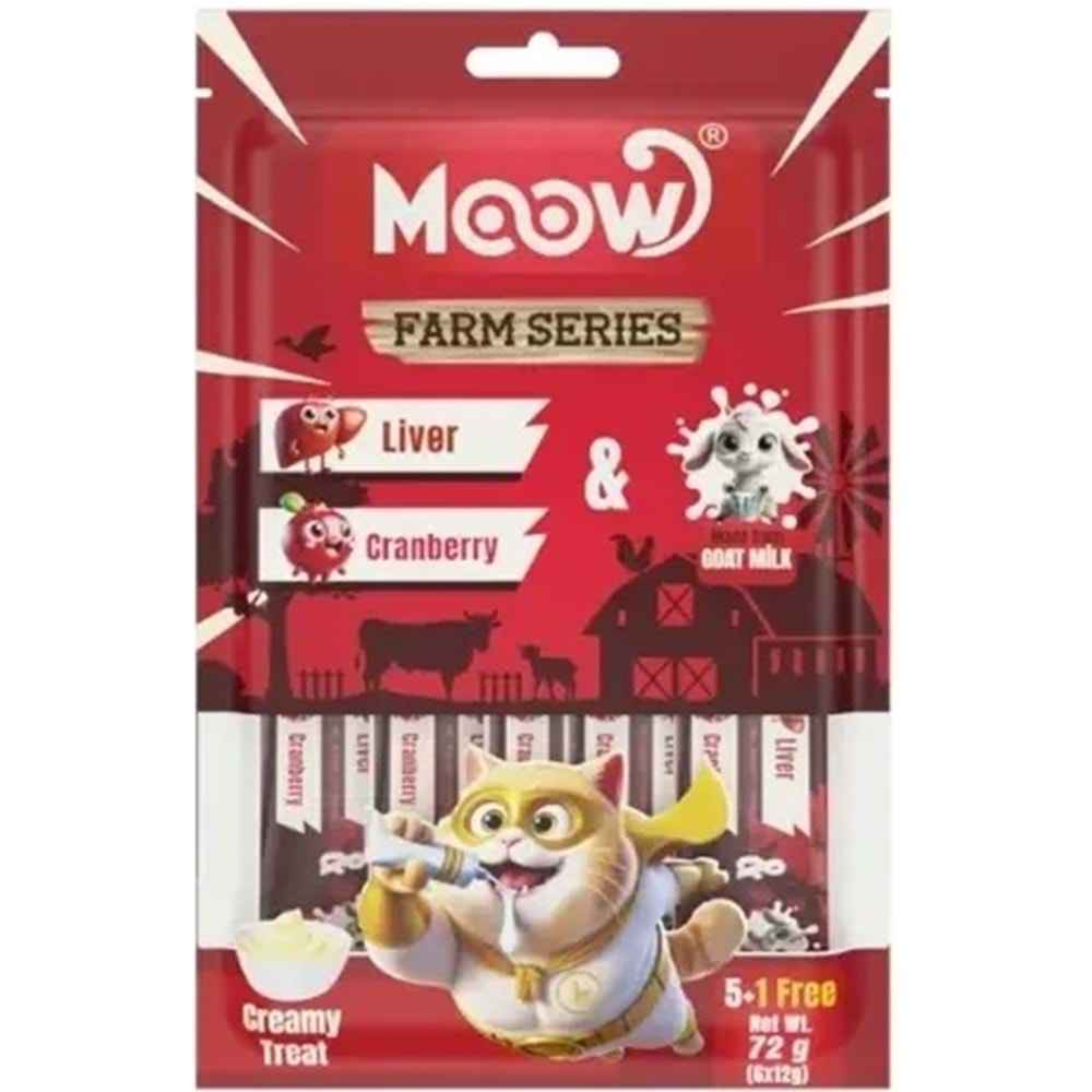 MOOW CİĞERLİ VE KIZILCIKLI 12 GR*6 LI (MOOW-047)