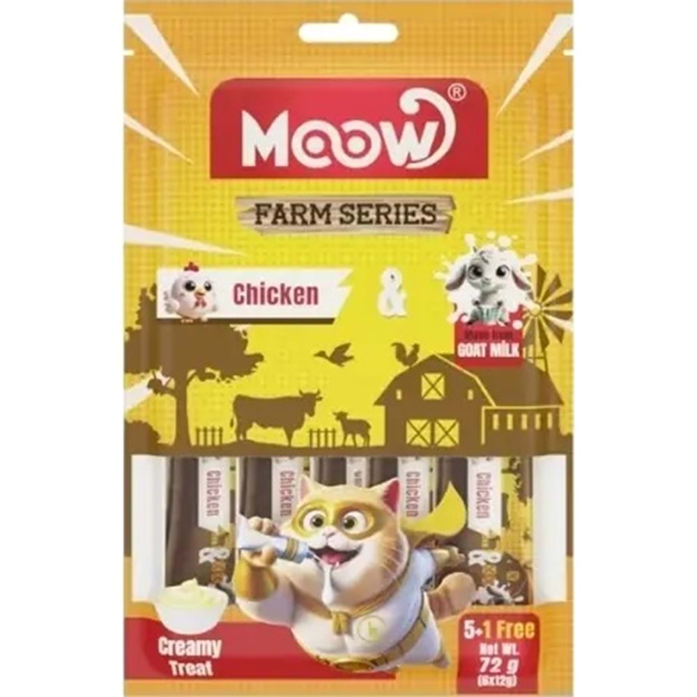 MOOW TAVUKLU 12 GR*6 LI KREMA (MOOW-042)