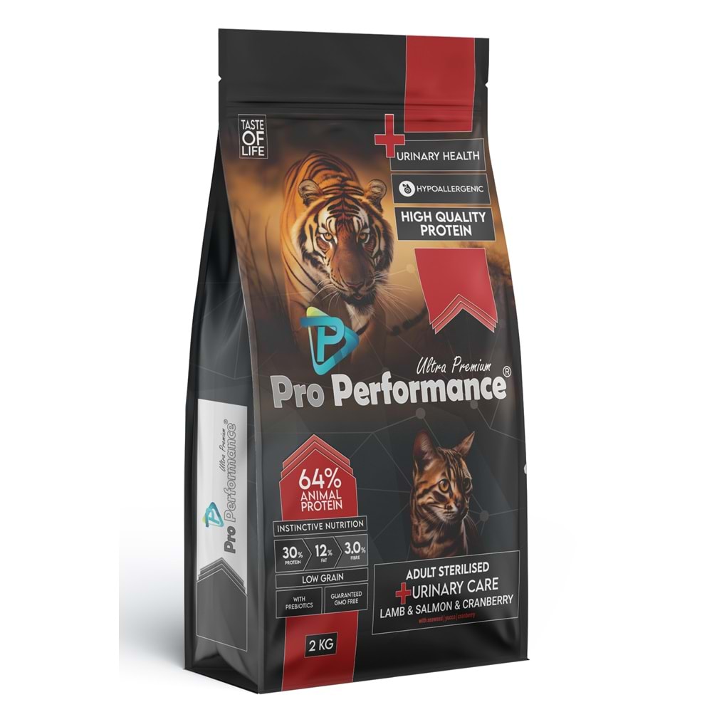 PRO PERFORMANCE STERILISED LAMB & SHIRIMP & SALMON & CRANBERRY 2 KG (PPC5004)