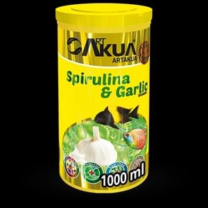 AKUA SPİRULİNA GARLİC 1000 ML 400 GR