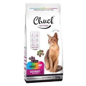 CHUCK 15 KG GURME YETİŞKİN KEDİ MAMASI.