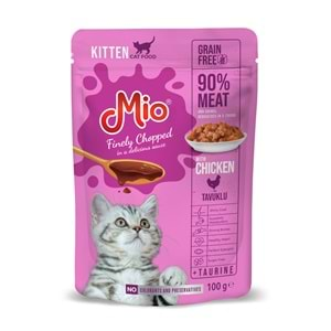 MİO KİTTEN TAVUK ETLİ POUCHES