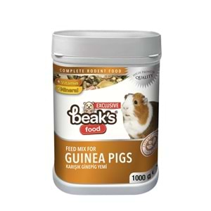 BEAKS KARIŞIK GİNEPİG YEMİ 1000 GR