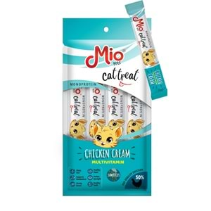 MİO CAT TREAT CHICKEN CREAM MULTİVİTAMİN 4 LÜ (ODL13)