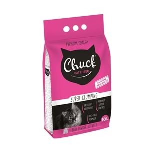 CHUCK BEBEK PUDRALI KEDİ KUMU KALIN 10 LT