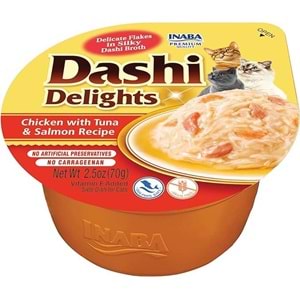 CIAO DASHİ DELİGHTS CHİCKEN WİTH TUNA & SALMON (EU862)