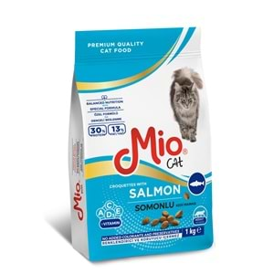 MİO SOMONLU YETİŞKİN KEDİ MAMASI 1 KG