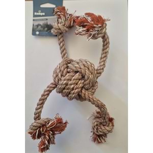 PET ING HALAT İPLİ KAHVERENGİ OYUNCAK (DG2049)