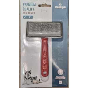 SİLİKON TOP BAŞLIKLI BAKIM FIRÇASI MEDIUM KIRMIZI (ZT4041)