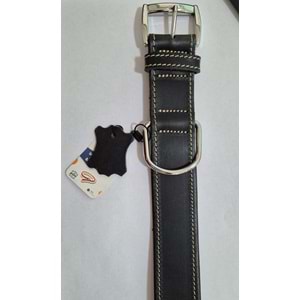 DOWNTOWN YAĞLI DERİ BOYUN TASMASI SİYAH 72 CM (ZB440-B)