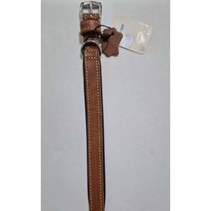 DOWNTOWN YAĞLI DERİ BOYUN TASMASI TABA 42 CM (ZB420-TA)