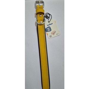 SOHO DERİ BOYUN TASMASI SARI 42 CM (ZB120-Y)