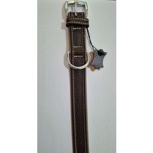 TRİBECA DERİ BOYUN TASMASI KAHVERENGİ 63 CM (ZB230-BR)