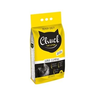 CHUCK KEDİ KUMU KOKUSUZ KEDİ KUMU İNCE 5 LT