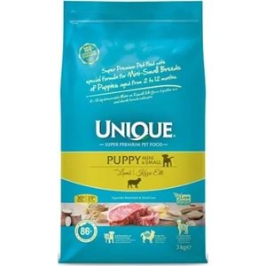 UNIQUE PUPPY MINI & SMALL LAMB 3 KG (9750)