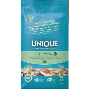 UNIQUE PUPPY MINI & SMALL SALMON & ANCHOVY 3 KG