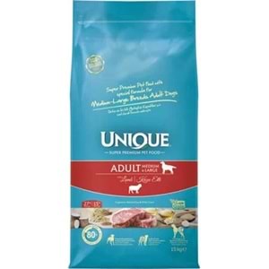 UNIQUE ADULT MEDIUM & LARGE LAMB 12 KG