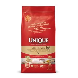 UNIQUE STERILISED CHICKEN & RICE 2 KG