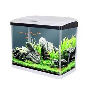 SOBO KOMBLE AKVARYUM 30*19*33,5 CM BEYAZ (745-SO-300F-B)