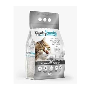 BENTYSANDY AKTİF KARBONLU KEDİ KUMU 10 LT
